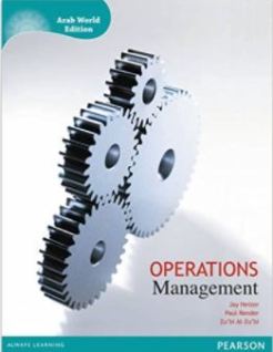 Cover of 'Operations Management: Arab World edition' by Jay Heizer, Barry Render and Zubi Al'-Zu'bi