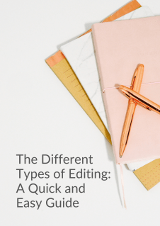 The Different Types of Editing: A Quick and Easy Guide cover